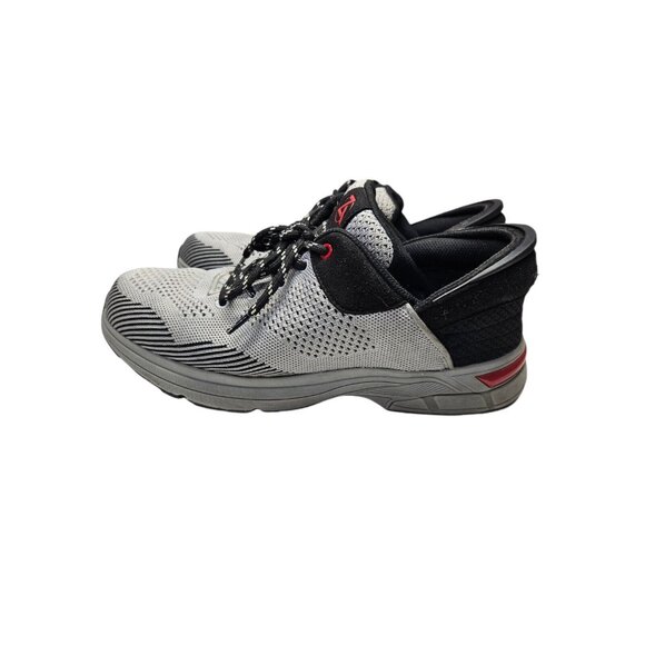 Zeba Hands Free Slip On Sneakers Athletic Shoes Men's 10 X-Wide Gray Black Mesh - Picture 4 of 10